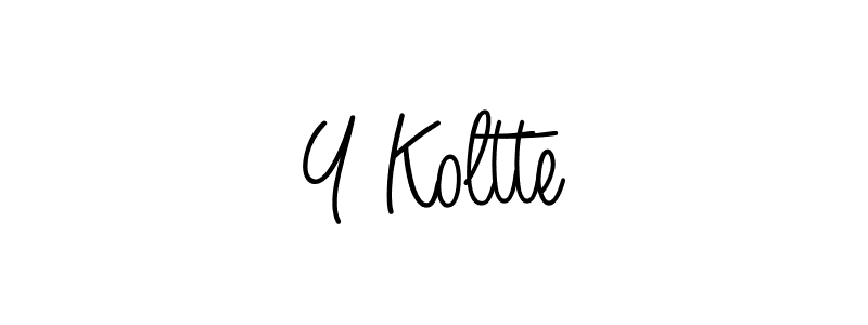 Similarly Angelique-Rose-font-FFP is the best handwritten signature design. Signature creator online .You can use it as an online autograph creator for name Y Koltte. Y Koltte signature style 5 images and pictures png