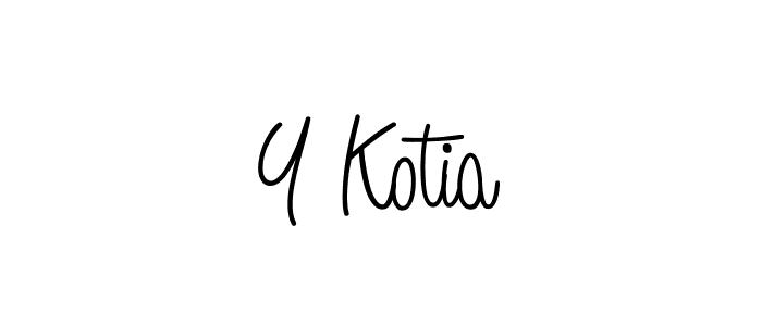 if you are searching for the best signature style for your name Y Kotia. so please give up your signature search. here we have designed multiple signature styles  using Angelique-Rose-font-FFP. Y Kotia signature style 5 images and pictures png