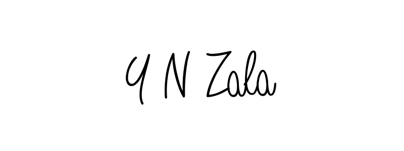 Also You can easily find your signature by using the search form. We will create Y N Zala name handwritten signature images for you free of cost using Angelique-Rose-font-FFP sign style. Y N Zala signature style 5 images and pictures png