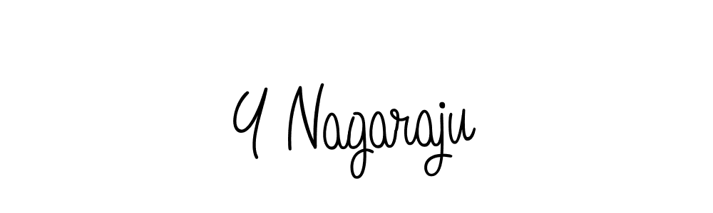 Design your own signature with our free online signature maker. With this signature software, you can create a handwritten (Angelique-Rose-font-FFP) signature for name Y Nagaraju. Y Nagaraju signature style 5 images and pictures png