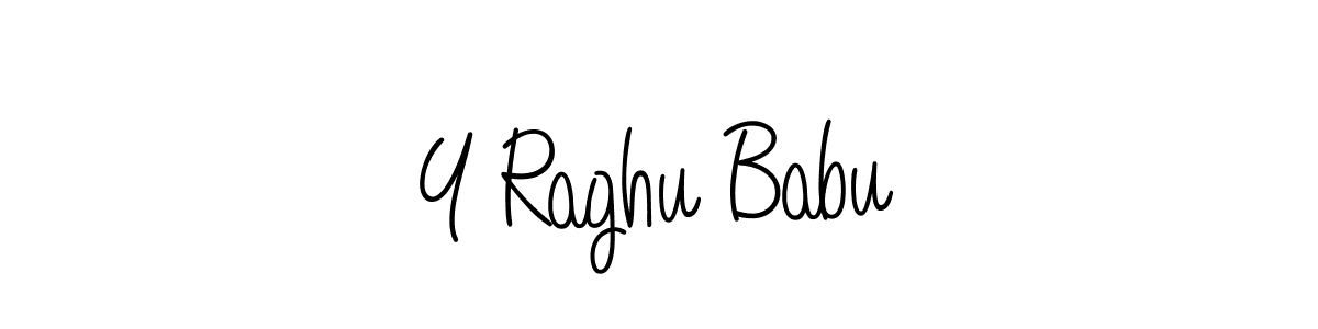 if you are searching for the best signature style for your name Y Raghu Babu. so please give up your signature search. here we have designed multiple signature styles  using Angelique-Rose-font-FFP. Y Raghu Babu signature style 5 images and pictures png