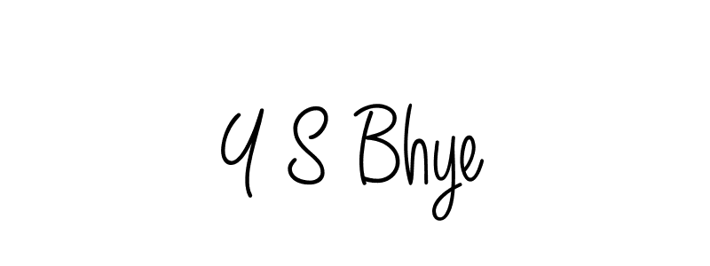 Make a beautiful signature design for name Y S Bhye. Use this online signature maker to create a handwritten signature for free. Y S Bhye signature style 5 images and pictures png
