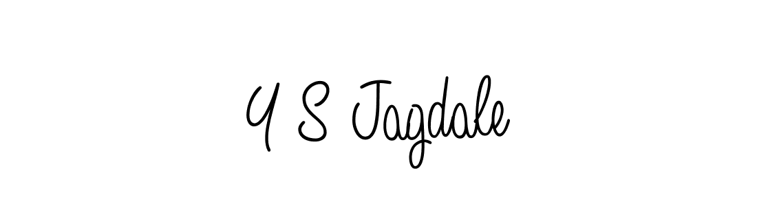 if you are searching for the best signature style for your name Y S Jagdale. so please give up your signature search. here we have designed multiple signature styles  using Angelique-Rose-font-FFP. Y S Jagdale signature style 5 images and pictures png