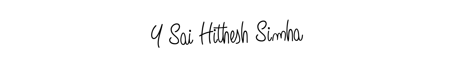 Angelique-Rose-font-FFP is a professional signature style that is perfect for those who want to add a touch of class to their signature. It is also a great choice for those who want to make their signature more unique. Get Y Sai Hithesh Simha name to fancy signature for free. Y Sai Hithesh Simha signature style 5 images and pictures png