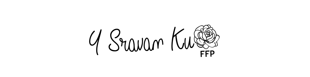 Once you've used our free online signature maker to create your best signature Angelique-Rose-font-FFP style, it's time to enjoy all of the benefits that Y Sravan Ku2 name signing documents. Y Sravan Ku2 signature style 5 images and pictures png