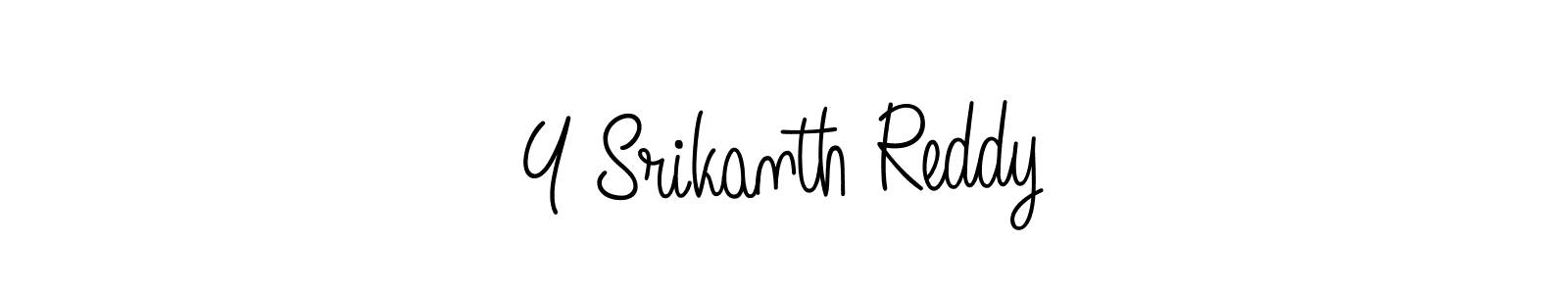 Make a beautiful signature design for name Y Srikanth Reddy. Use this online signature maker to create a handwritten signature for free. Y Srikanth Reddy signature style 5 images and pictures png