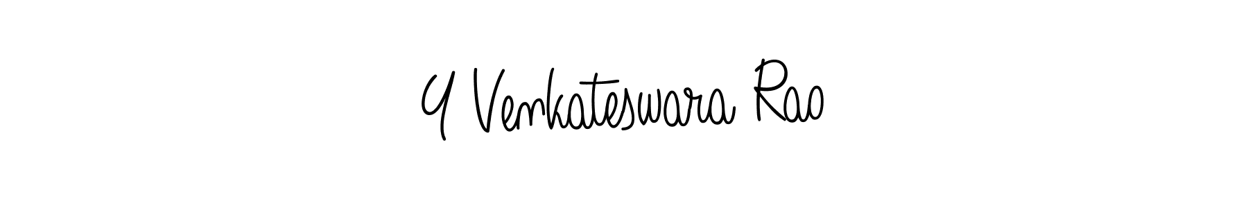 Make a beautiful signature design for name Y Venkateswara Rao. Use this online signature maker to create a handwritten signature for free. Y Venkateswara Rao signature style 5 images and pictures png