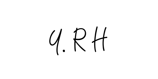 It looks lik you need a new signature style for name Y. R H. Design unique handwritten (Angelique-Rose-font-FFP) signature with our free signature maker in just a few clicks. Y. R H signature style 5 images and pictures png