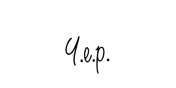 How to make Y.e.p. name signature. Use Angelique-Rose-font-FFP style for creating short signs online. This is the latest handwritten sign. Y.e.p. signature style 5 images and pictures png