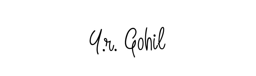 Best and Professional Signature Style for Y.r. Gohil. Angelique-Rose-font-FFP Best Signature Style Collection. Y.r. Gohil signature style 5 images and pictures png