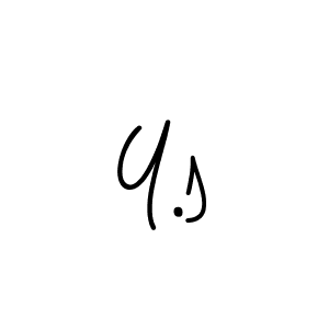 Design your own signature with our free online signature maker. With this signature software, you can create a handwritten (Angelique-Rose-font-FFP) signature for name Y.s. Y.s signature style 5 images and pictures png