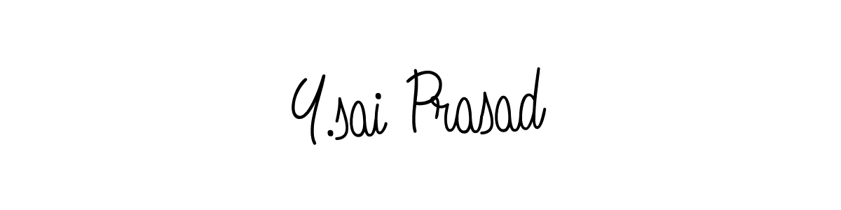 Create a beautiful signature design for name Y.sai Prasad. With this signature (Angelique-Rose-font-FFP) fonts, you can make a handwritten signature for free. Y.sai Prasad signature style 5 images and pictures png