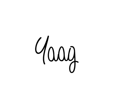 How to Draw Yaag signature style? Angelique-Rose-font-FFP is a latest design signature styles for name Yaag. Yaag signature style 5 images and pictures png