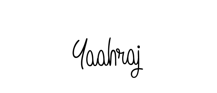 Design your own signature with our free online signature maker. With this signature software, you can create a handwritten (Angelique-Rose-font-FFP) signature for name Yaahraj. Yaahraj signature style 5 images and pictures png