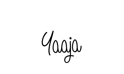 The best way (Angelique-Rose-font-FFP) to make a short signature is to pick only two or three words in your name. The name Yaaja include a total of six letters. For converting this name. Yaaja signature style 5 images and pictures png