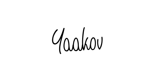 if you are searching for the best signature style for your name Yaakov. so please give up your signature search. here we have designed multiple signature styles  using Angelique-Rose-font-FFP. Yaakov signature style 5 images and pictures png