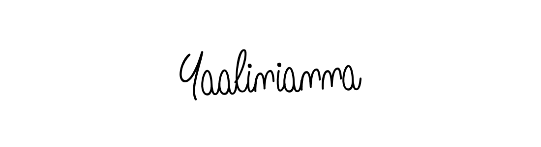 Create a beautiful signature design for name Yaalinianna. With this signature (Angelique-Rose-font-FFP) fonts, you can make a handwritten signature for free. Yaalinianna signature style 5 images and pictures png