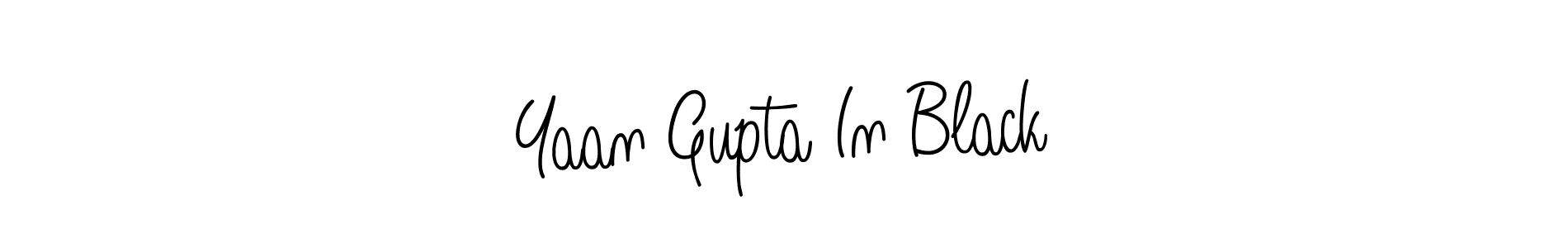 Use a signature maker to create a handwritten signature online. With this signature software, you can design (Angelique-Rose-font-FFP) your own signature for name Yaan Gupta In Black. Yaan Gupta In Black signature style 5 images and pictures png