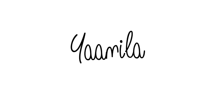 if you are searching for the best signature style for your name Yaanila. so please give up your signature search. here we have designed multiple signature styles  using Angelique-Rose-font-FFP. Yaanila signature style 5 images and pictures png