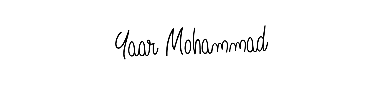 Make a beautiful signature design for name Yaar Mohammad. Use this online signature maker to create a handwritten signature for free. Yaar Mohammad signature style 5 images and pictures png