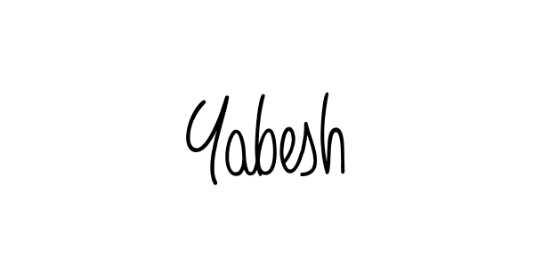 if you are searching for the best signature style for your name Yabesh. so please give up your signature search. here we have designed multiple signature styles  using Angelique-Rose-font-FFP. Yabesh signature style 5 images and pictures png