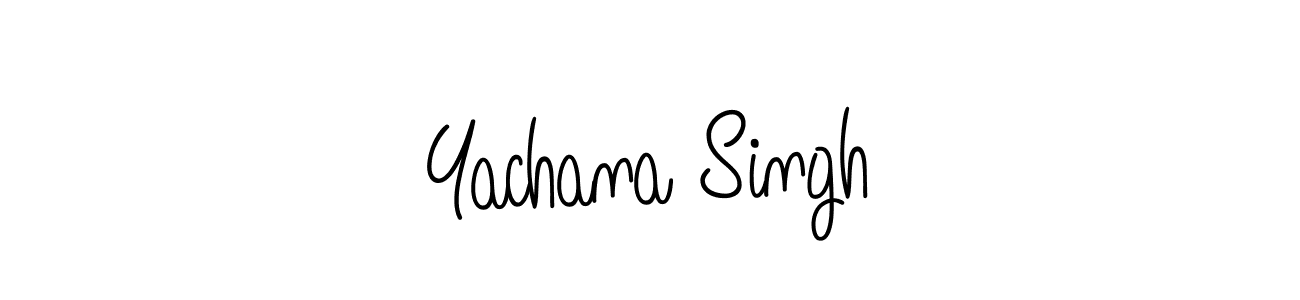 This is the best signature style for the Yachana Singh name. Also you like these signature font (Angelique-Rose-font-FFP). Mix name signature. Yachana Singh signature style 5 images and pictures png