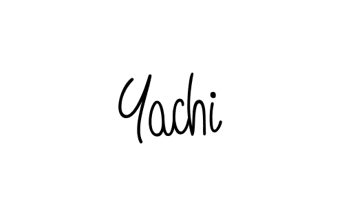 Once you've used our free online signature maker to create your best signature Angelique-Rose-font-FFP style, it's time to enjoy all of the benefits that Yachi name signing documents. Yachi signature style 5 images and pictures png