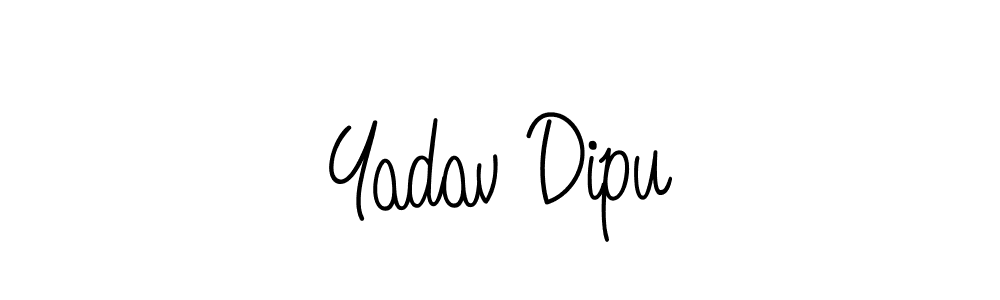 How to make Yadav Dipu signature? Angelique-Rose-font-FFP is a professional autograph style. Create handwritten signature for Yadav Dipu name. Yadav Dipu signature style 5 images and pictures png