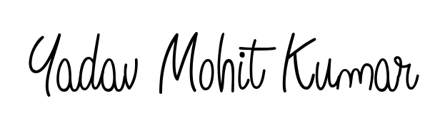 A classic penmanship look for Yadav Mohit Kumar. The Angelique-Rose-font-FFP font brings timeless elegance and confidence to every signed document. Yadav Mohit Kumar signature style 5 images and pictures png