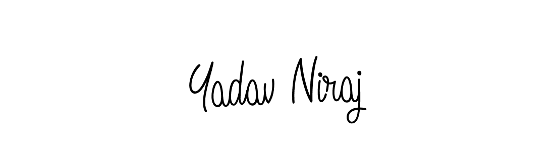 Check out images of Autograph of Yadav Niraj name. Actor Yadav Niraj Signature Style. Angelique-Rose-font-FFP is a professional sign style online. Yadav Niraj signature style 5 images and pictures png