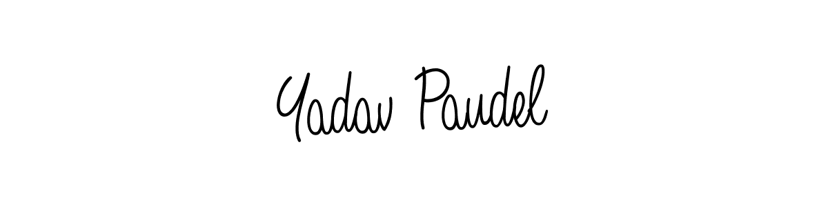 Check out images of Autograph of Yadav Paudel name. Actor Yadav Paudel Signature Style. Angelique-Rose-font-FFP is a professional sign style online. Yadav Paudel signature style 5 images and pictures png