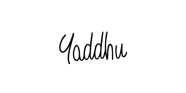 How to Draw Yaddhu signature style? Angelique-Rose-font-FFP is a latest design signature styles for name Yaddhu. Yaddhu signature style 5 images and pictures png