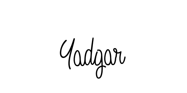 Yadgar stylish signature style. Best Handwritten Sign (Angelique-Rose-font-FFP) for my name. Handwritten Signature Collection Ideas for my name Yadgar. Yadgar signature style 5 images and pictures png