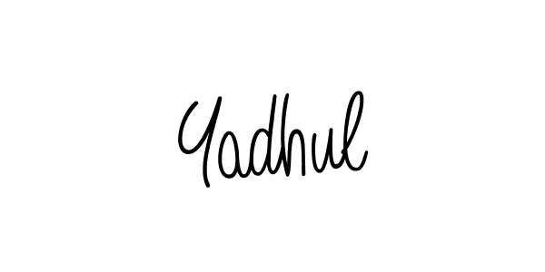 Angelique-Rose-font-FFP is a professional signature style that is perfect for those who want to add a touch of class to their signature. It is also a great choice for those who want to make their signature more unique. Get Yadhul name to fancy signature for free. Yadhul signature style 5 images and pictures png