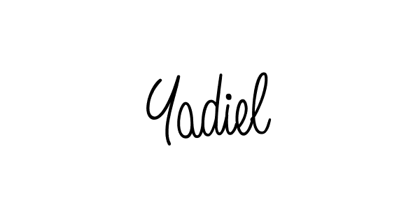 if you are searching for the best signature style for your name Yadiel. so please give up your signature search. here we have designed multiple signature styles  using Angelique-Rose-font-FFP. Yadiel signature style 5 images and pictures png