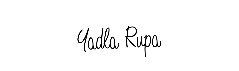 Here are the top 10 professional signature styles for the name Yadla Rupa. These are the best autograph styles you can use for your name. Yadla Rupa signature style 5 images and pictures png