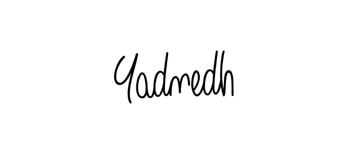 How to Draw Yadnedh signature style? Angelique-Rose-font-FFP is a latest design signature styles for name Yadnedh. Yadnedh signature style 5 images and pictures png