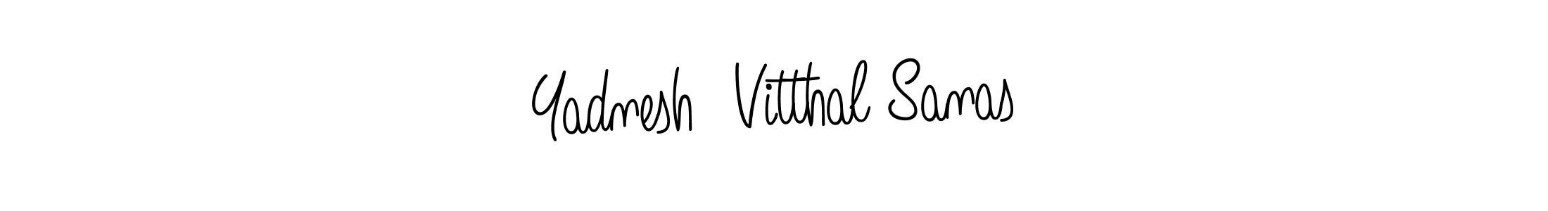 Yadnesh  Vitthal Sanas stylish signature style. Best Handwritten Sign (Angelique-Rose-font-FFP) for my name. Handwritten Signature Collection Ideas for my name Yadnesh  Vitthal Sanas. Yadnesh  Vitthal Sanas signature style 5 images and pictures png