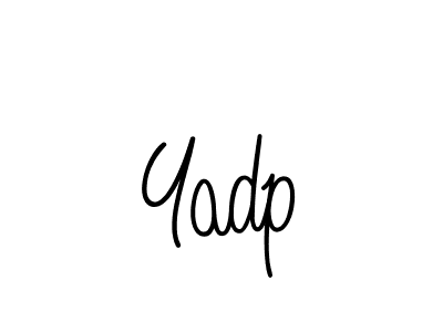Make a beautiful signature design for name Yadp. With this signature (Angelique-Rose-font-FFP) style, you can create a handwritten signature for free. Yadp signature style 5 images and pictures png