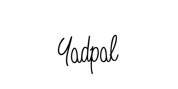 You should practise on your own different ways (Angelique-Rose-font-FFP) to write your name (Yadpal) in signature. don't let someone else do it for you. Yadpal signature style 5 images and pictures png