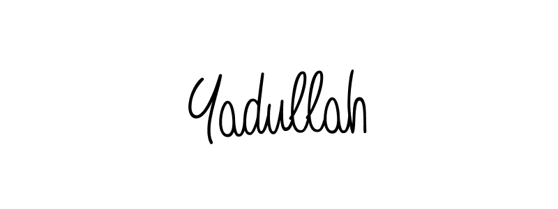 The best way (Angelique-Rose-font-FFP) to make a short signature is to pick only two or three words in your name. The name Yadullah include a total of six letters. For converting this name. Yadullah signature style 5 images and pictures png