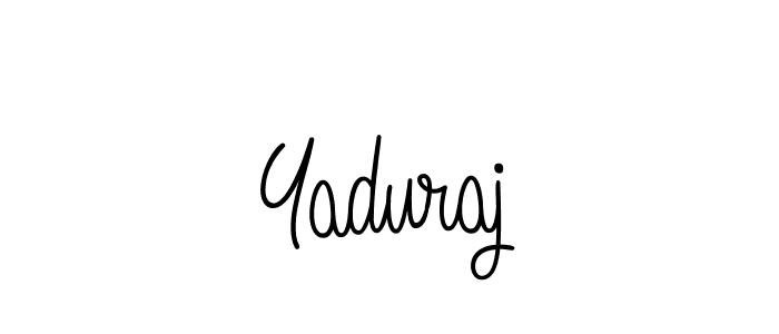 You can use this online signature creator to create a handwritten signature for the name Yaduraj. This is the best online autograph maker. Yaduraj signature style 5 images and pictures png