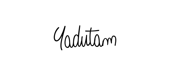 Make a short Yadutam signature style. Manage your documents anywhere anytime using Angelique-Rose-font-FFP. Create and add eSignatures, submit forms, share and send files easily. Yadutam signature style 5 images and pictures png