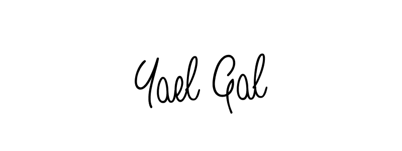 Make a beautiful signature design for name Yael Gal. With this signature (Angelique-Rose-font-FFP) style, you can create a handwritten signature for free. Yael Gal signature style 5 images and pictures png