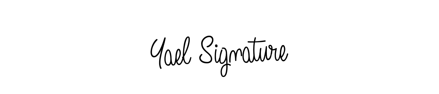 Once you've used our free online signature maker to create your best signature Angelique-Rose-font-FFP style, it's time to enjoy all of the benefits that Yael Signature name signing documents. Yael Signature signature style 5 images and pictures png
