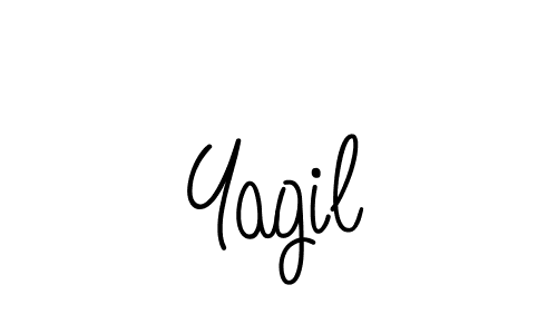 Also we have Yagil name is the best signature style. Create professional handwritten signature collection using Angelique-Rose-font-FFP autograph style. Yagil signature style 5 images and pictures png