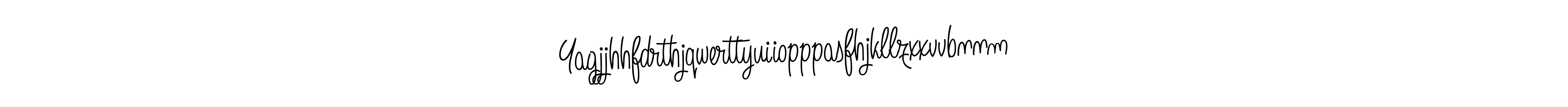 Design your own signature with our free online signature maker. With this signature software, you can create a handwritten (Angelique-Rose-font-FFP) signature for name Yagjjhhfdrthjqwerttyuiiopppasfhjkllzxxvvbnnm. Yagjjhhfdrthjqwerttyuiiopppasfhjkllzxxvvbnnm signature style 5 images and pictures png