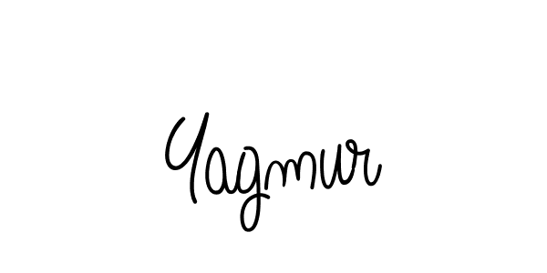 Design your own signature with our free online signature maker. With this signature software, you can create a handwritten (Angelique-Rose-font-FFP) signature for name Yagmur. Yagmur signature style 5 images and pictures png