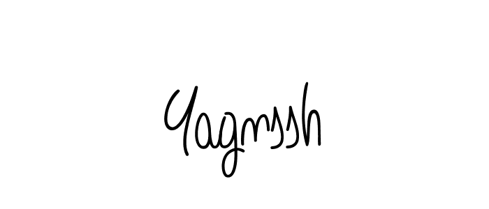 Design your own signature with our free online signature maker. With this signature software, you can create a handwritten (Angelique-Rose-font-FFP) signature for name Yagnssh. Yagnssh signature style 5 images and pictures png