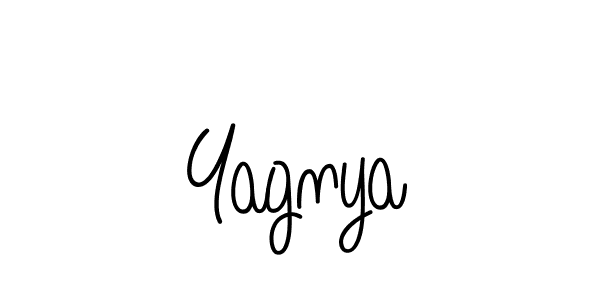 You should practise on your own different ways (Angelique-Rose-font-FFP) to write your name (Yagnya) in signature. don't let someone else do it for you. Yagnya signature style 5 images and pictures png